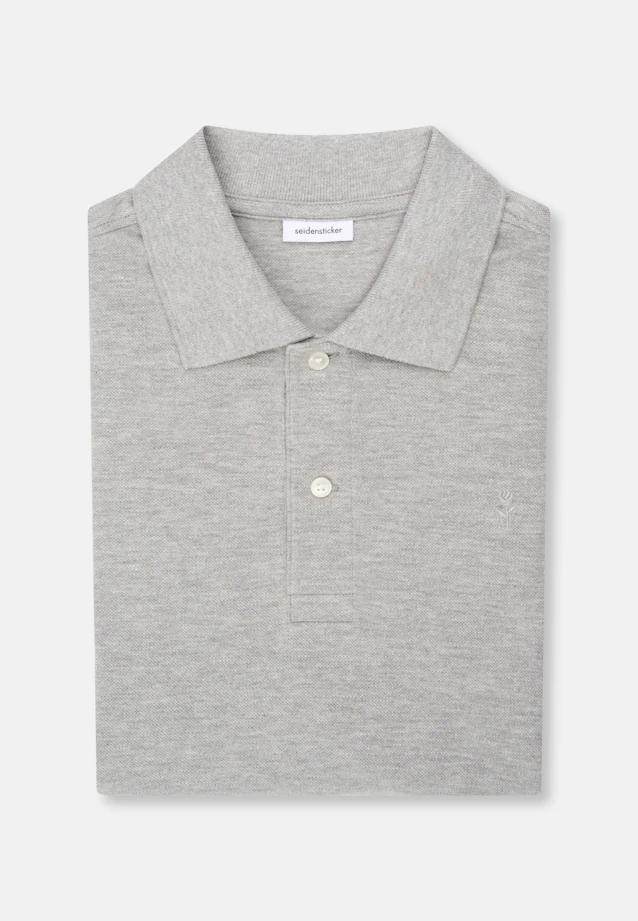 Regular Polo Uni in Grau |  Seidensticker Onlineshop
