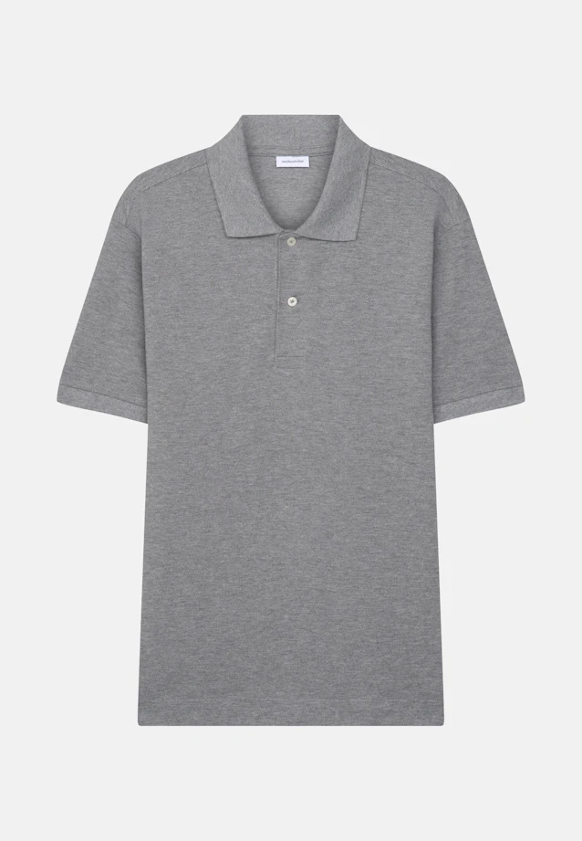 Regular Polo Uni in Grau |  Seidensticker Onlineshop