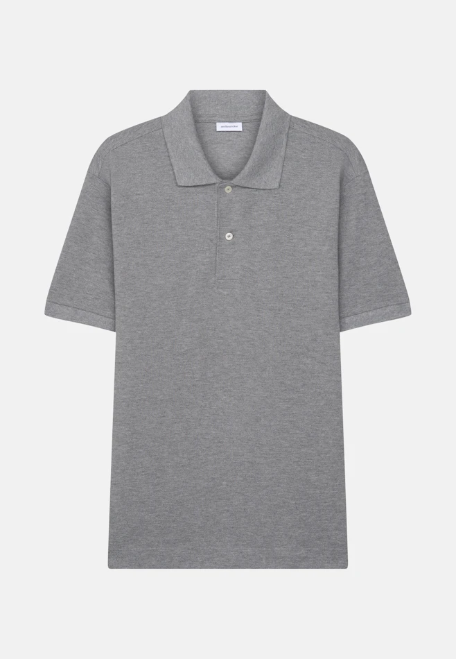 Regular Polo Uni in Grau | Seidensticker Onlineshop