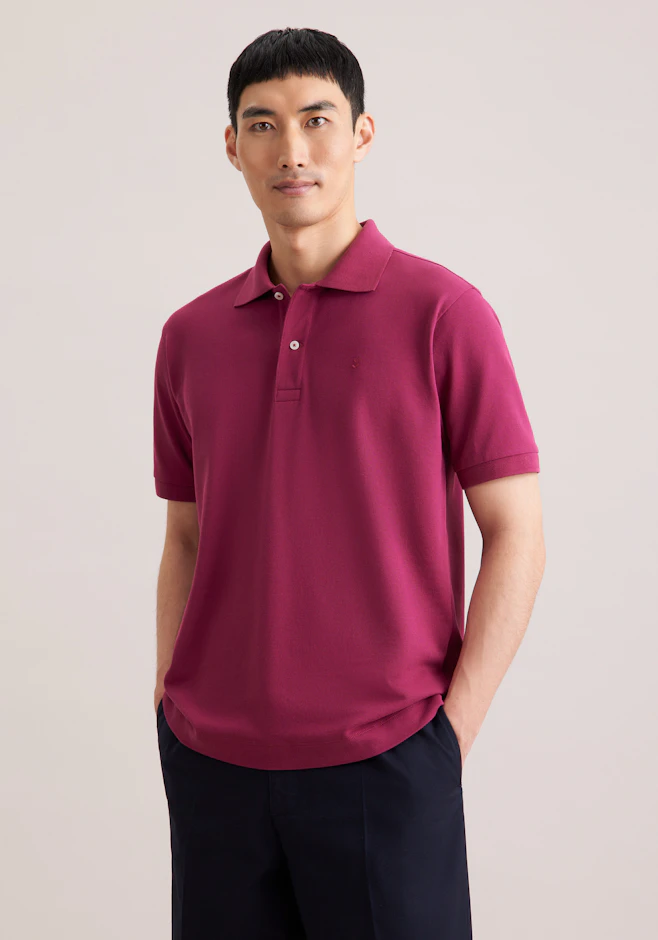 Regular Polo Uni in Rosa | Seidensticker Onlineshop