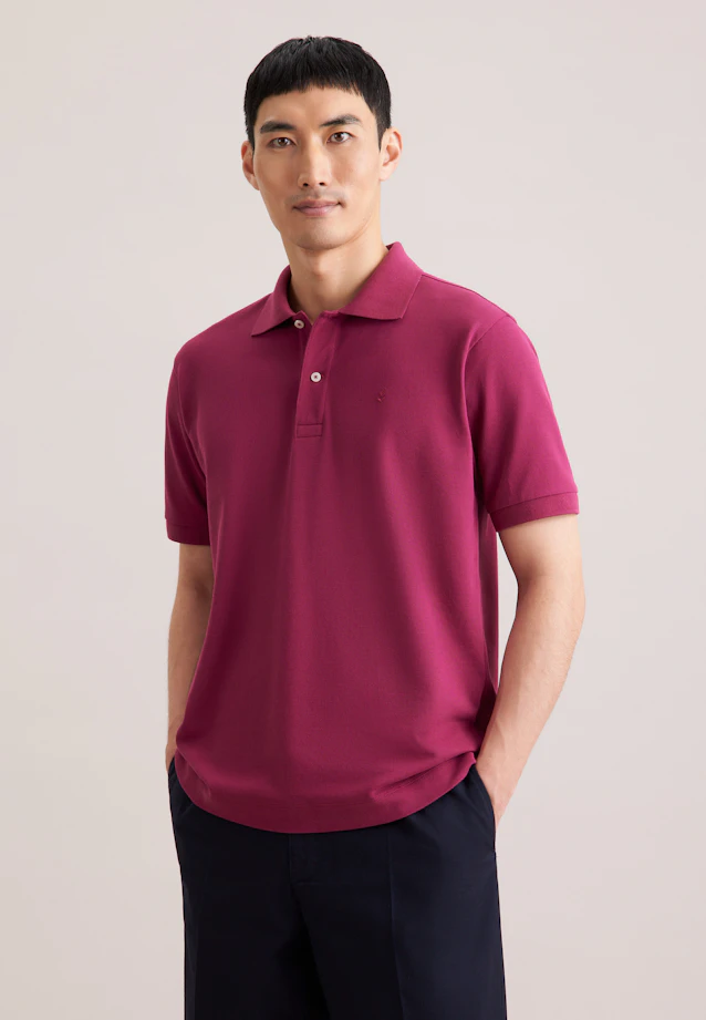 Regular Polo Uni in Rose Fuchsia |  Seidensticker Onlineshop