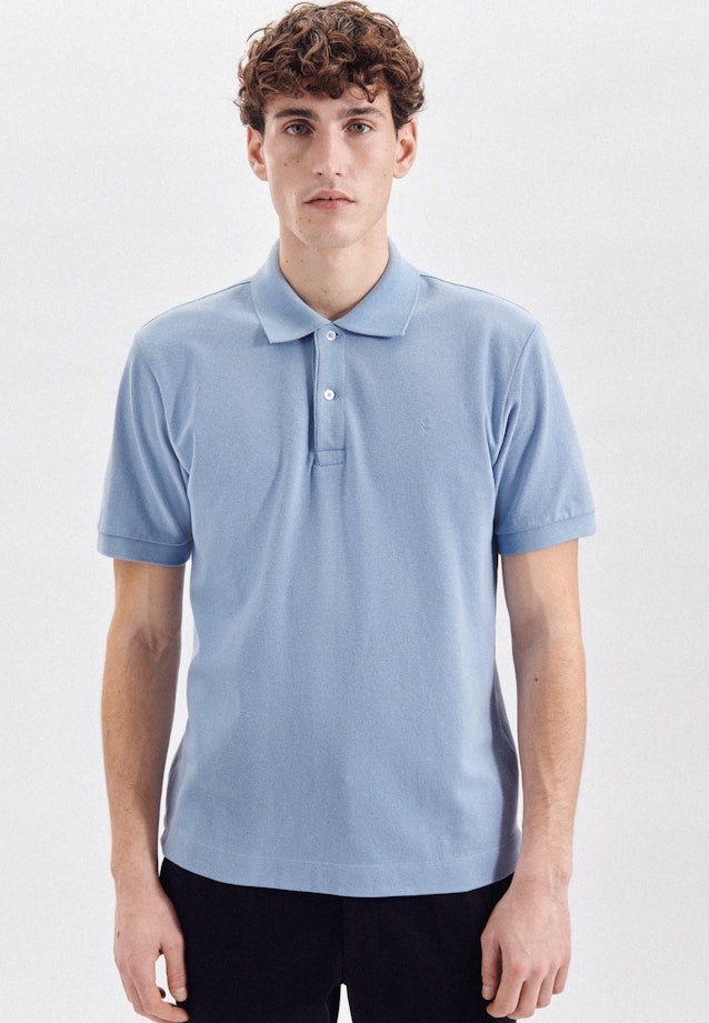 Regular Polo Uni in Hellblau |  Seidensticker Onlineshop