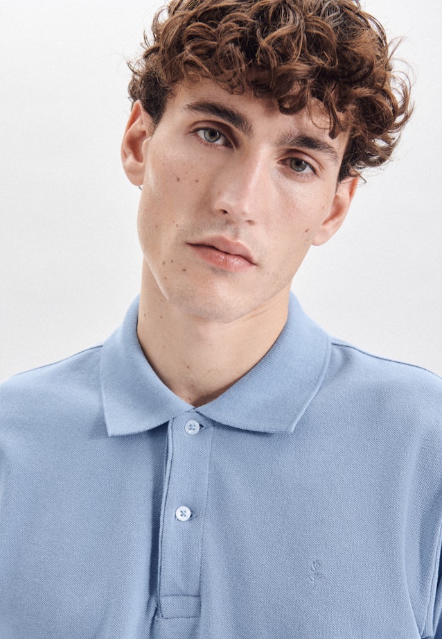 Regular Polo Uni in Hellblau |  Seidensticker Onlineshop