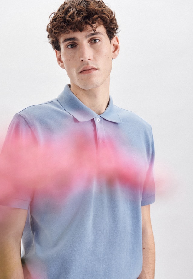 Regular Polo Uni in Hellblau |  Seidensticker Onlineshop