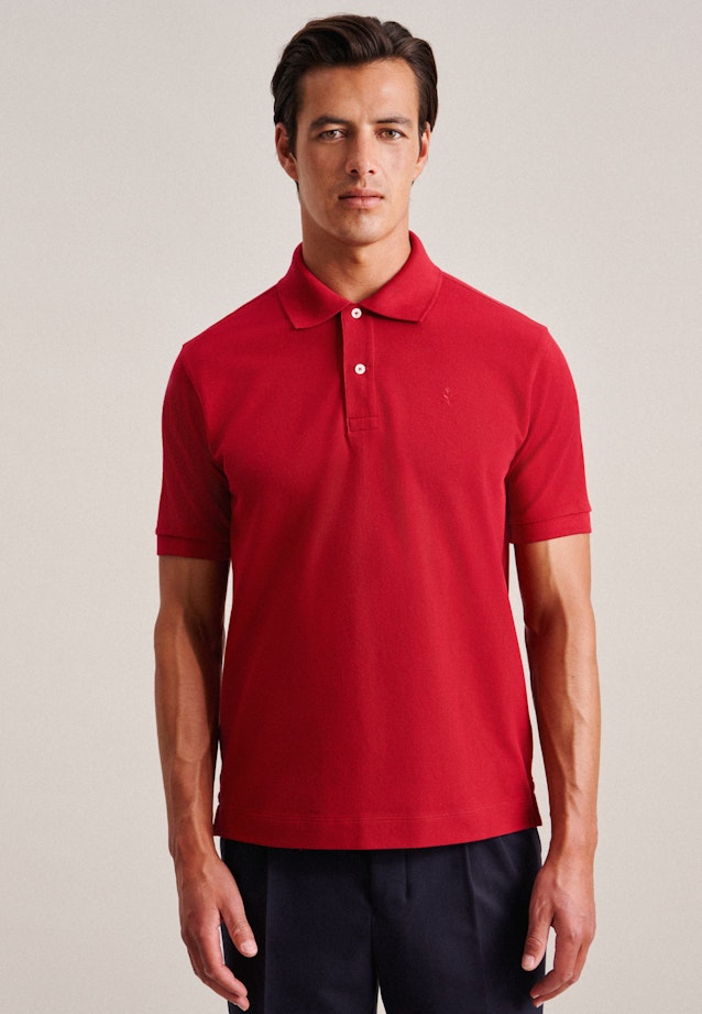 Polo Regular Manche Courte in Rouge |  Seidensticker Onlineshop