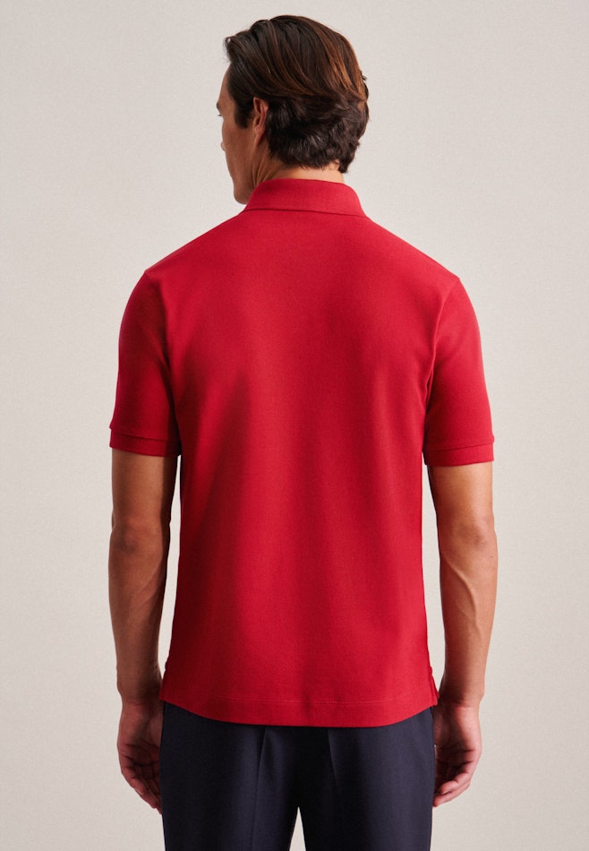 Kragen Polo Regular in Rot | Seidensticker Onlineshop