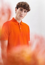 Regular Polo Uni in Orange |  Seidensticker Onlineshop