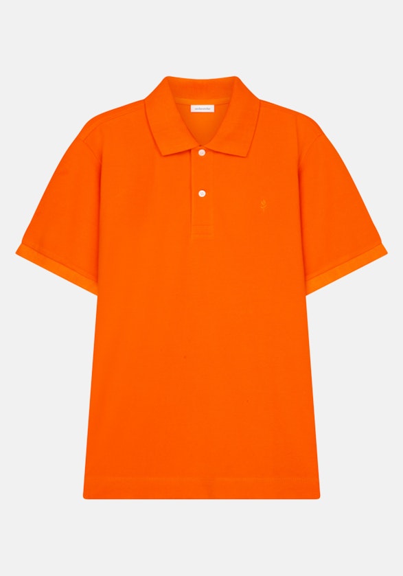 Kragen Polo Regular in Orange |  Seidensticker Onlineshop