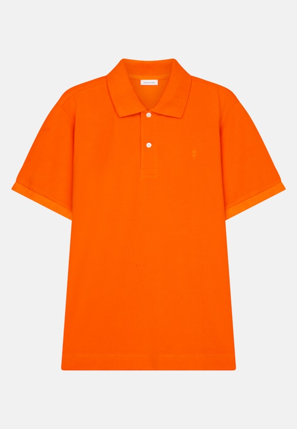 Regular Polo Uni in Orange |  Seidensticker Onlineshop