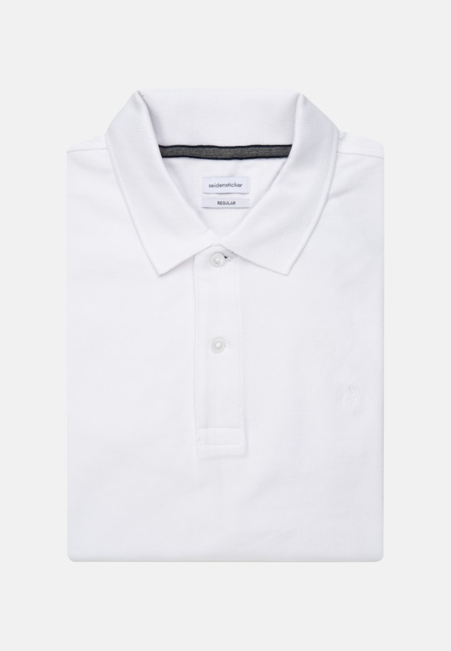 Polo Regular Manche Courte in Blanc |  Seidensticker Onlineshop