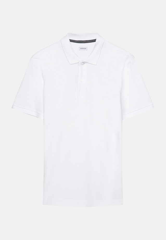 Polo Regular Manche Courte in Blanc |  Seidensticker Onlineshop