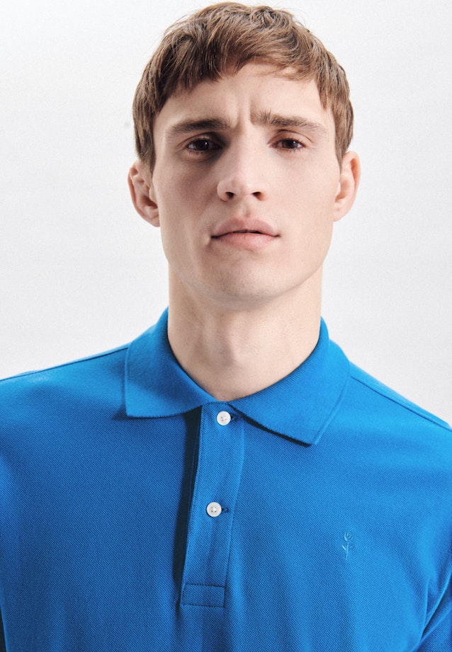 Regular Polo Uni in Türkis/Petrol |  Seidensticker Onlineshop
