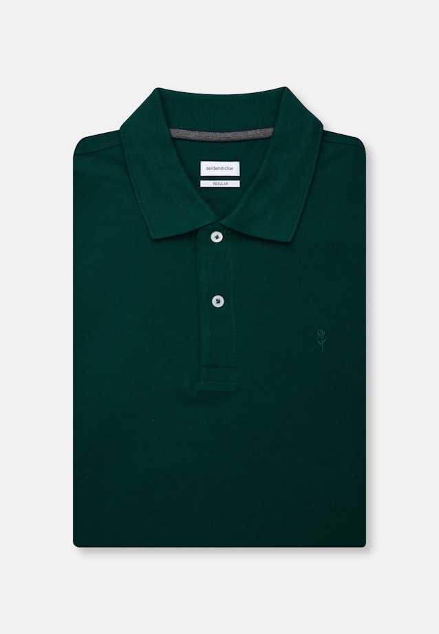 Regular Polo Uni in Green |  Seidensticker Onlineshop