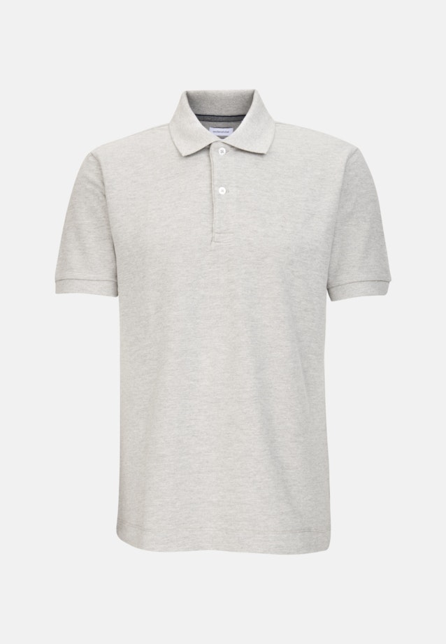 Regular Polo Uni in Grau |  Seidensticker Onlineshop