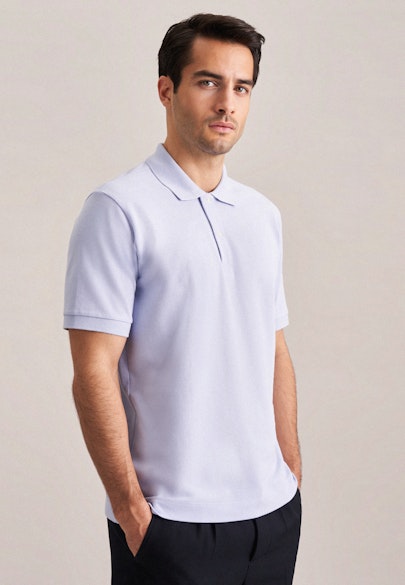 Regular Polo Uni in Light Blue |  Seidensticker Onlineshop