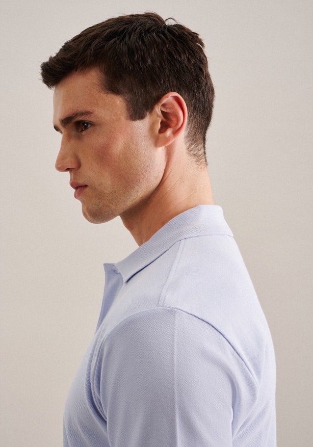 Collar Polo in Light Blue |  Seidensticker Onlineshop