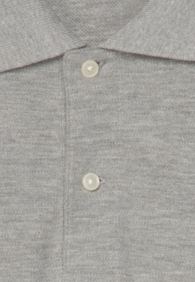 Kragen Polo Slim in Grau |  Seidensticker Onlineshop