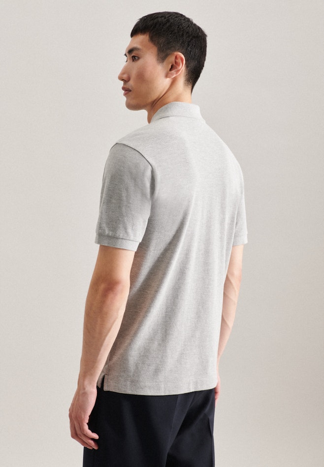 Collar Polo in Grey | Seidensticker online shop