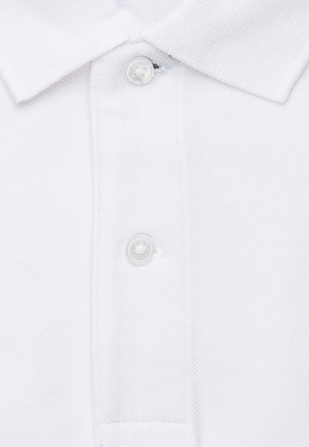 Slim Polo Uni in Weiß |  Seidensticker Onlineshop