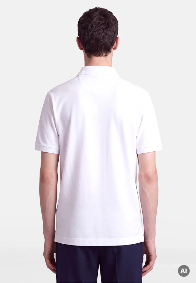 Slim Polo Uni in White |  Seidensticker Onlineshop
