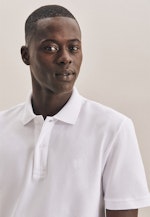 Slim Polo Uni in Weiß |  Seidensticker Onlineshop
