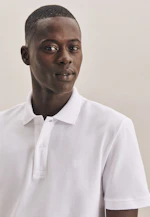 Slim Polo Uni in White |  Seidensticker Onlineshop