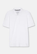 Slim Polo Uni in Weiß |  Seidensticker Onlineshop