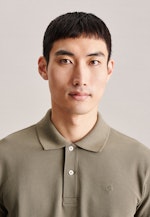 Slim Polo Uni in Grün |  Seidensticker Onlineshop