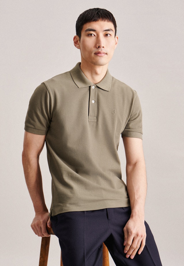 Collar Polo in Green |  Seidensticker Onlineshop