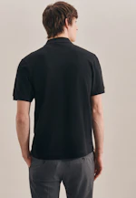 Slim Polo Uni in Black |  Seidensticker Onlineshop