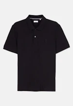 Slim Polo Uni in Schwarz |  Seidensticker Onlineshop