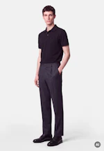 Slim Polo Uni in Schwarz |  Seidensticker Onlineshop