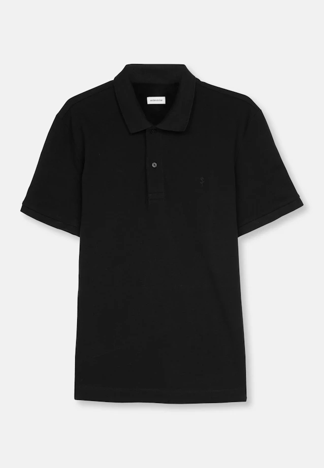 Slim Polo Uni in Schwarz |  Seidensticker Onlineshop