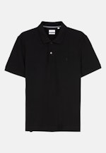 Slim Polo Uni in Noir |  Seidensticker Onlineshop