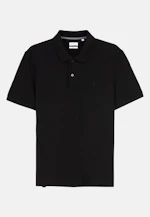 Slim Polo Uni in Schwarz |  Seidensticker Onlineshop