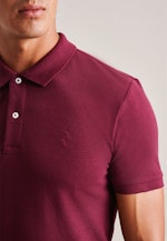 Slim Polo Uni in Red |  Seidensticker Onlineshop
