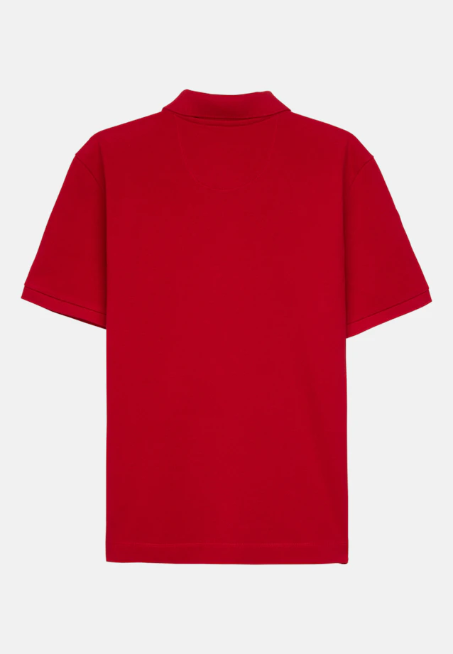 Slim Polo Uni in Rot |  Seidensticker Onlineshop