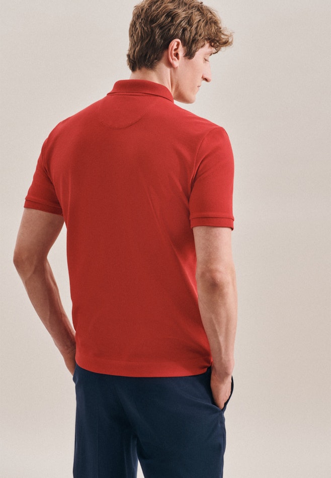 Kragen Polo Slim in Rot | Seidensticker Onlineshop