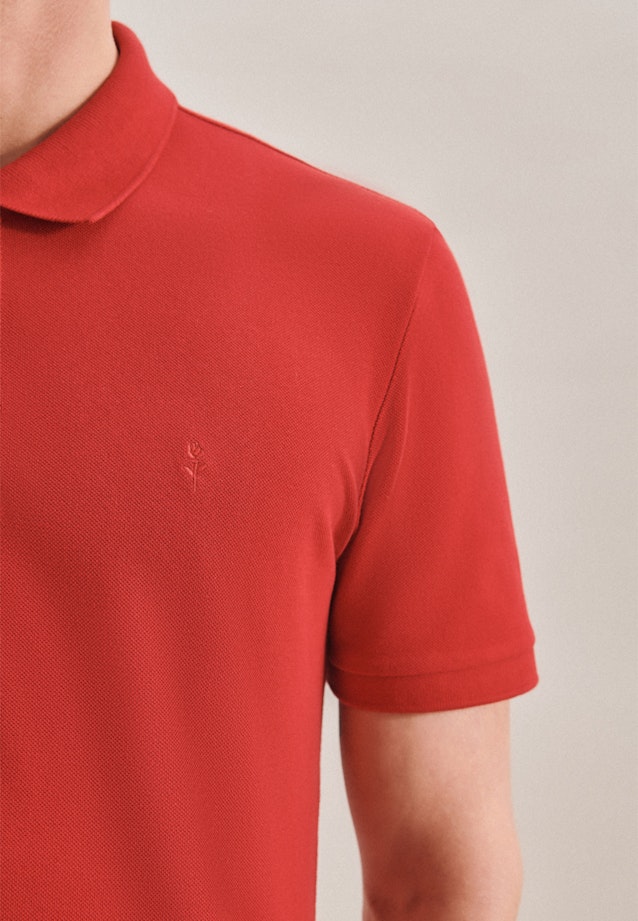 Slim Polo Uni in Rouge |  Seidensticker Onlineshop