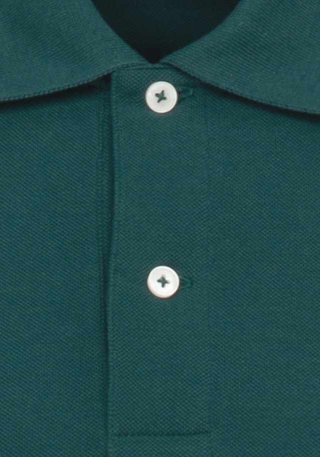 Kragen Polo-Shirt Slim in Grün |  Seidensticker Onlineshop