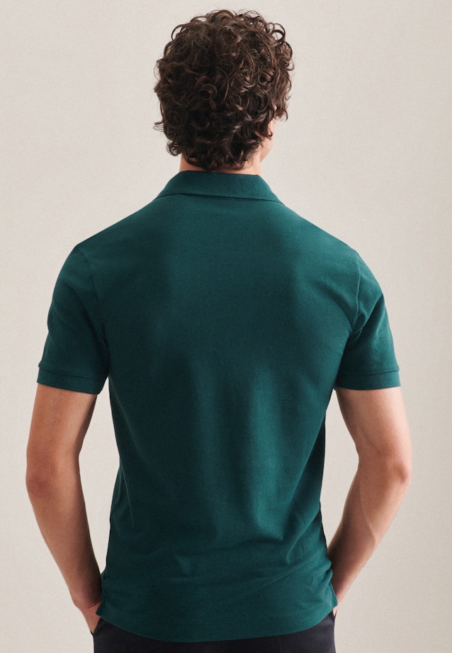 Slim Polo Uni in Grün |  Seidensticker Onlineshop
