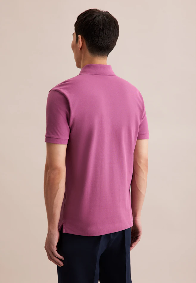 Slim Polo Uni in Rosa/Pink | Seidensticker online shop