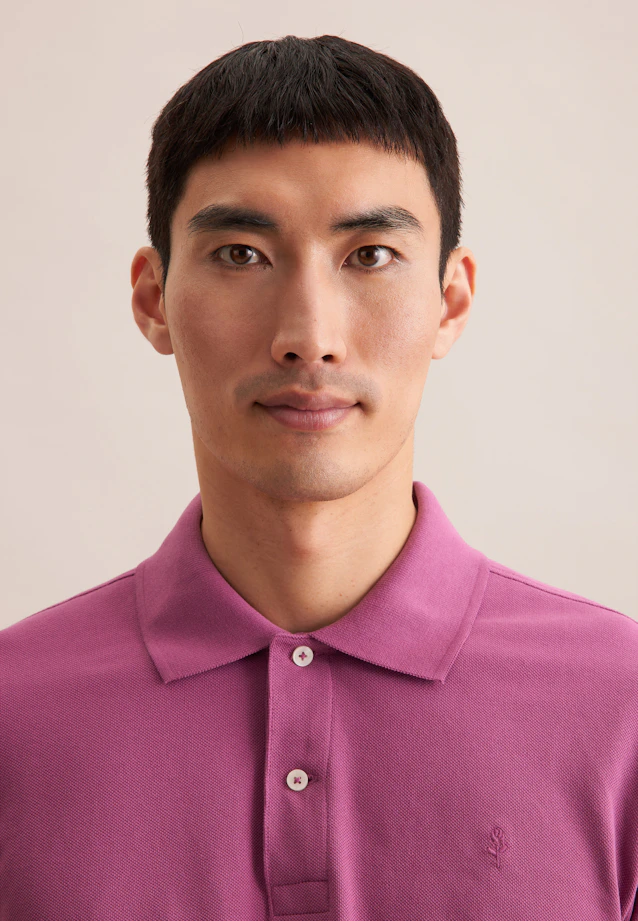 Slim Polo Uni in Rosa/Pink |  Seidensticker Onlineshop