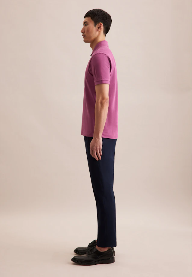 Slim Polo Uni in Rosa/Pink |  Seidensticker Onlineshop