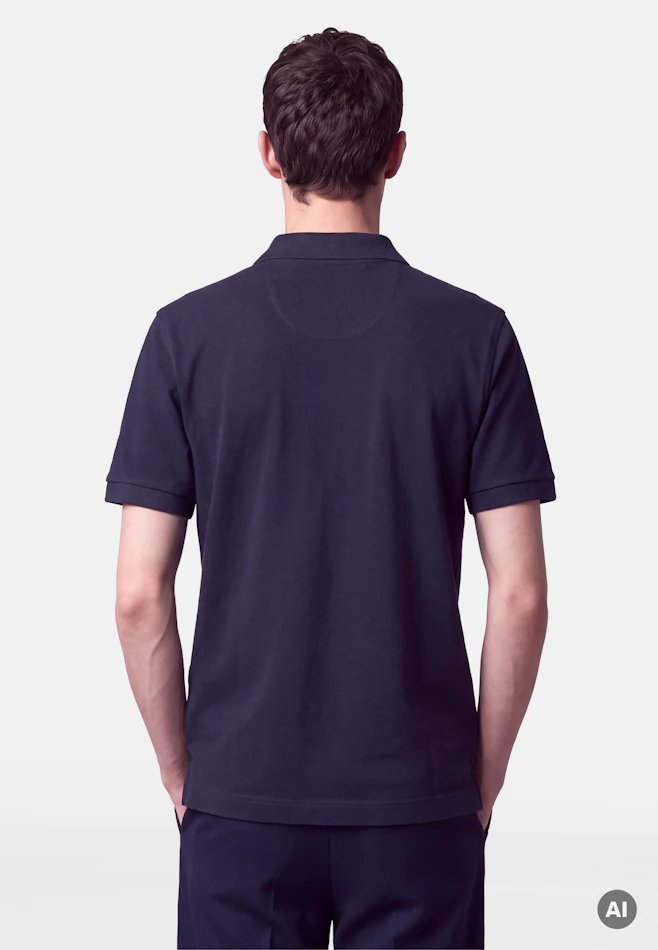 Slim Polo Uni in Dunkelblau | Seidensticker Onlineshop