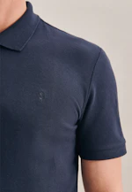 Slim Polo Uni in Dunkelblau |  Seidensticker Onlineshop