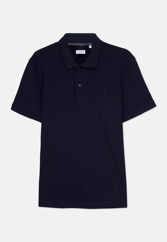 Slim Polo Uni in Dunkelblau | Seidensticker Onlineshop