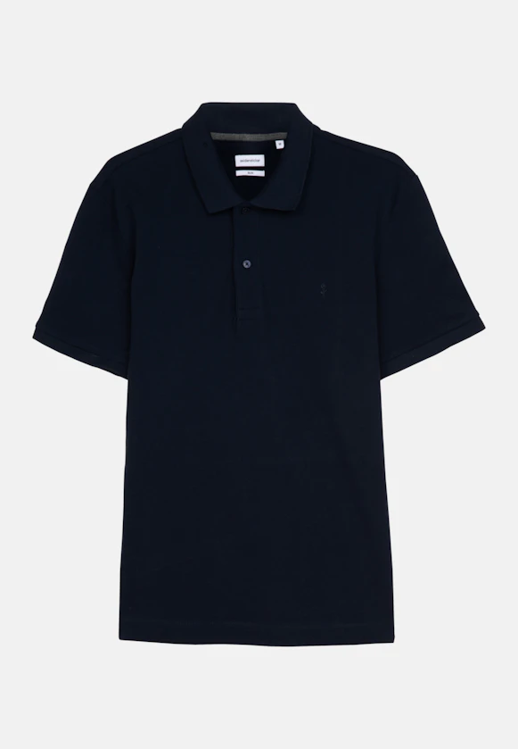 Slim Polo Uni in Dunkelblau |  Seidensticker Onlineshop