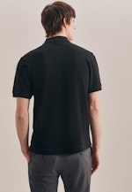 Slim Polo Uni in Schwarz |  Seidensticker Onlineshop