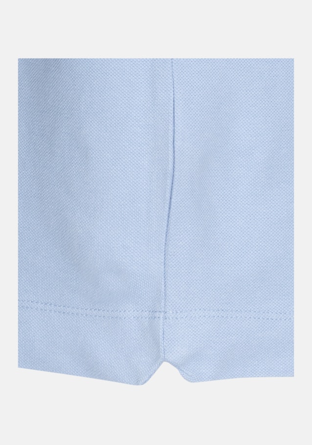 Polo Slim Manche Courte Polo Kragen in Bleu Clair |  Seidensticker Onlineshop